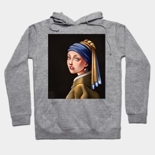 Girl with a Pearl Earring Hoodie